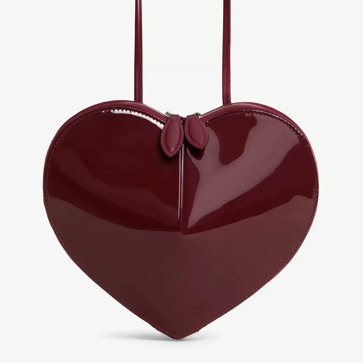 Hot sell Wine Red Patent Leath - огляд і ціна Mini Purse Chain