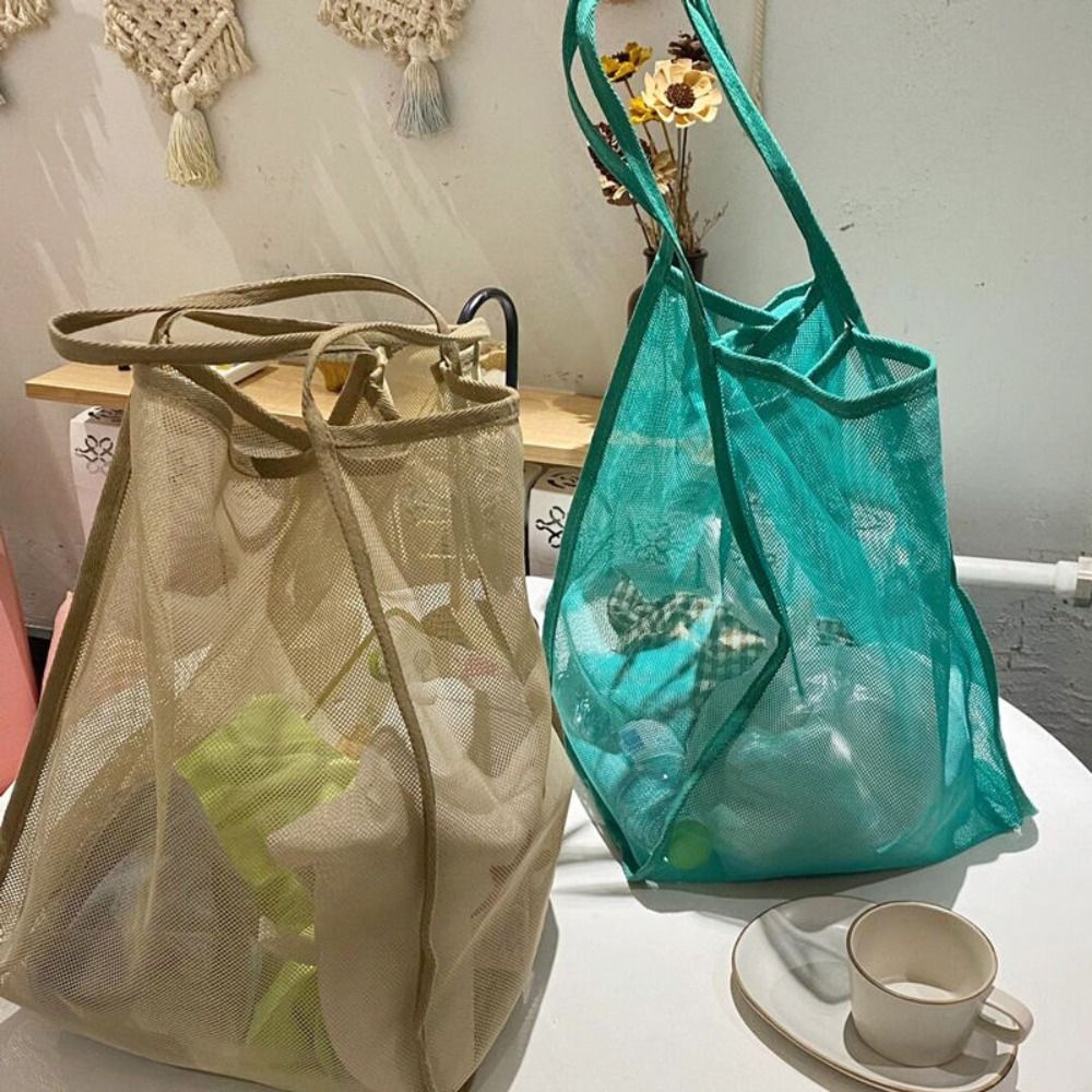 Mesh Beach Bag Lightweight, Br - огляд і ціна Women Bags Daily Use