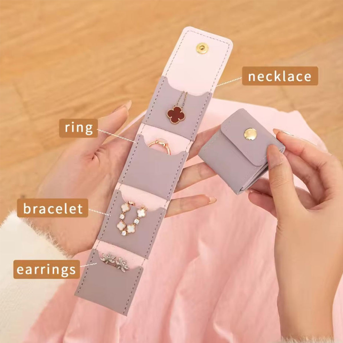 Portable Multi-pocket Jewelry  - огляд і ціна Women Bags Daily Use