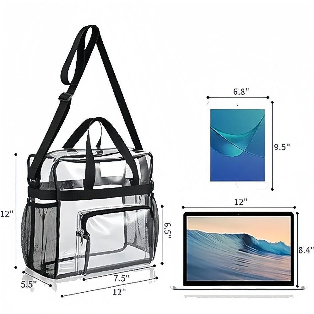 Clear Tote Bag Heavy Duty Plas - огляд і ціна Women'S Bags Cross Body