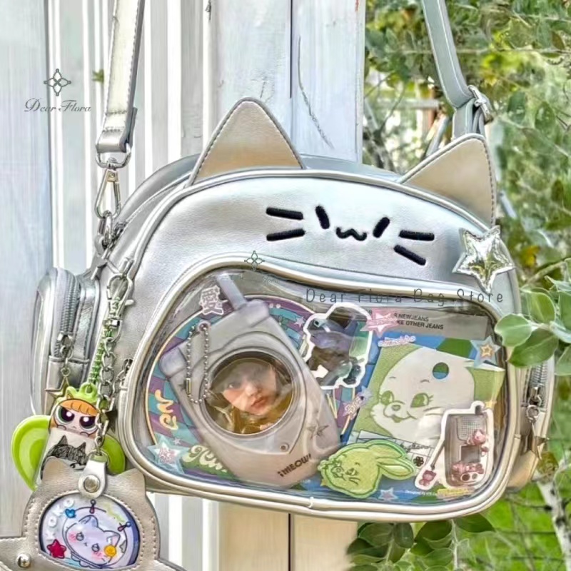 New Y2K Korean Kawaii Cat Ita  - огляд і ціна Women'S Bags Cross Body