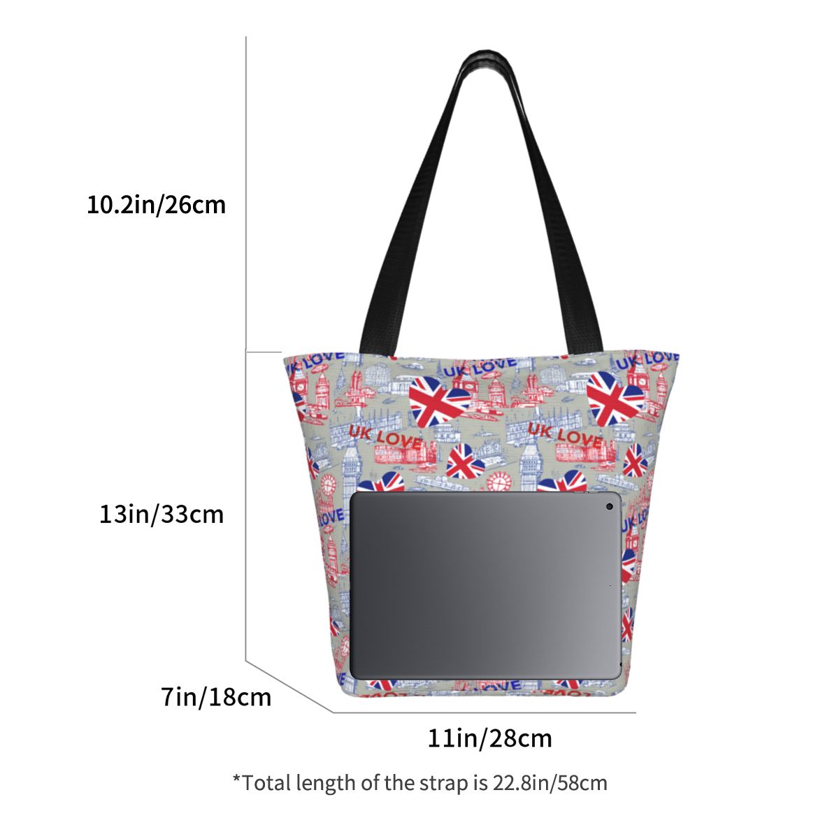 Custom Flag Of The UK Love Gro - огляд і ціна Women Bags Uk