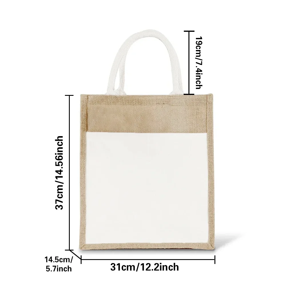 Tote Bag Jute Portable Sacks L - огляд і ціна Women Bags Jute