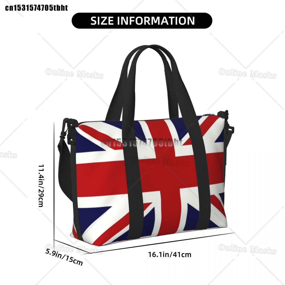 Union Jack Flag Of The UK Tote - огляд і ціна Women Bags Uk