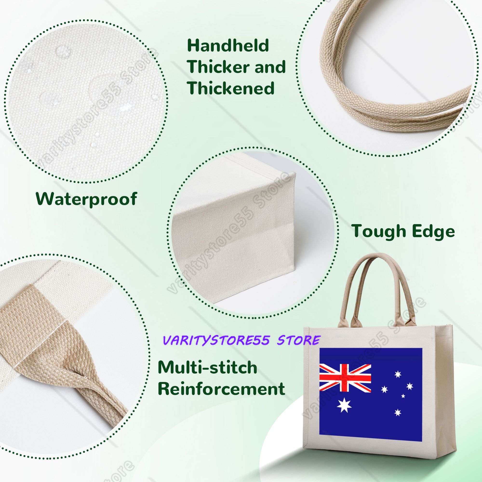 Australia Flag Grocery Tote Sh - огляд і ціна Women Bags In Australia