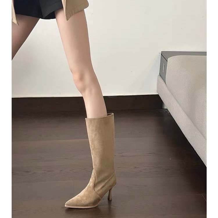 Cow Suede Mid-calf Modern Boot - огляд і ціна Women Bags Sale