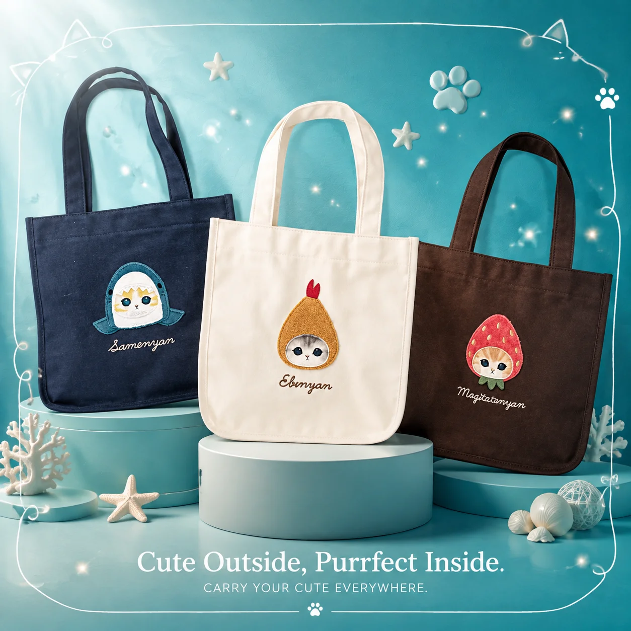 Japanese Mofusand Same Style N - огляд і ціна Women Bags Daily Use